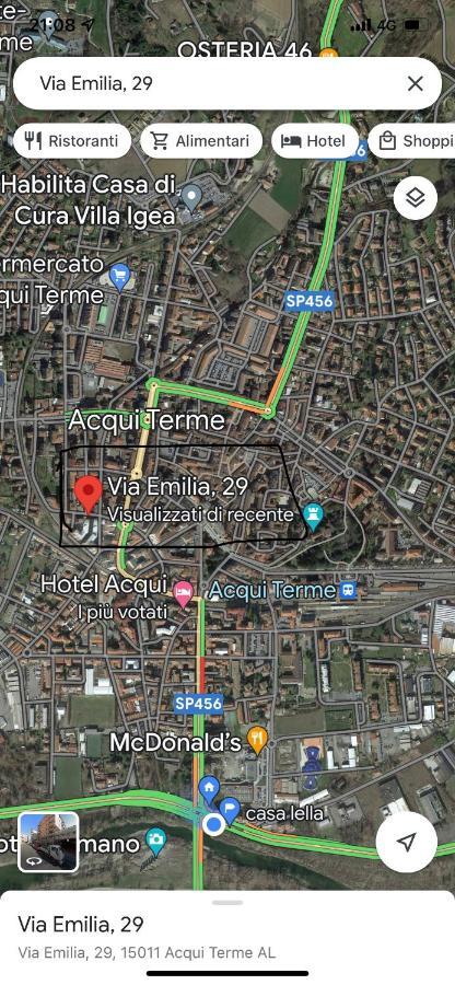 Appartamento Lella Zona Terme Centro E Vicino Habilita-Villa Igea Acqui Terme ภายนอก รูปภาพ
